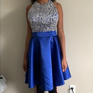 Blue formal dress